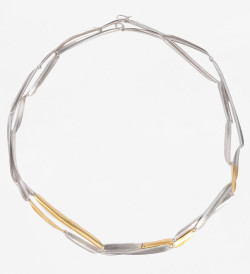 Collar or i plata Volta 95cm
