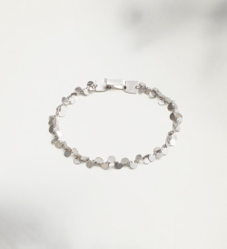 Braçalet plata Papallones 19cm