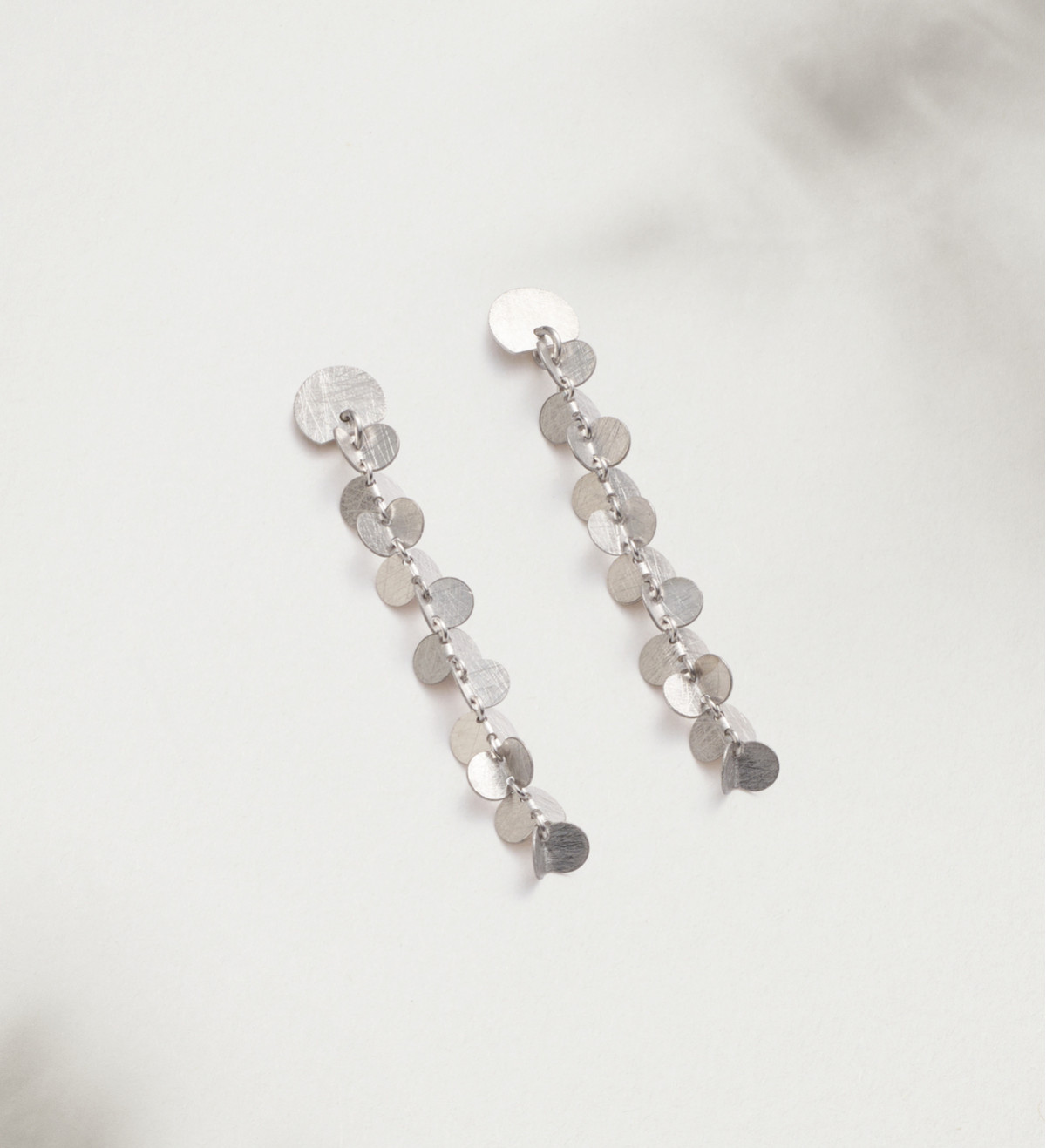 Arracades plata Papallones 50mm