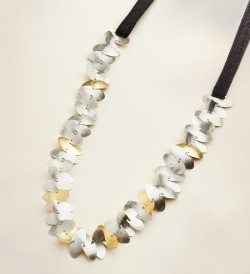 Collaret or i plata Samoa amb cinta 80cm ajustable