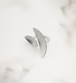 Anell plata Samoa 40mm