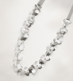Collar plata Samoa con cinta 80cm ajustable