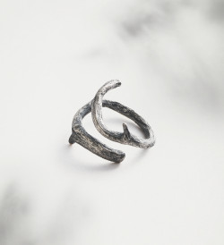 Silver ring Romani double