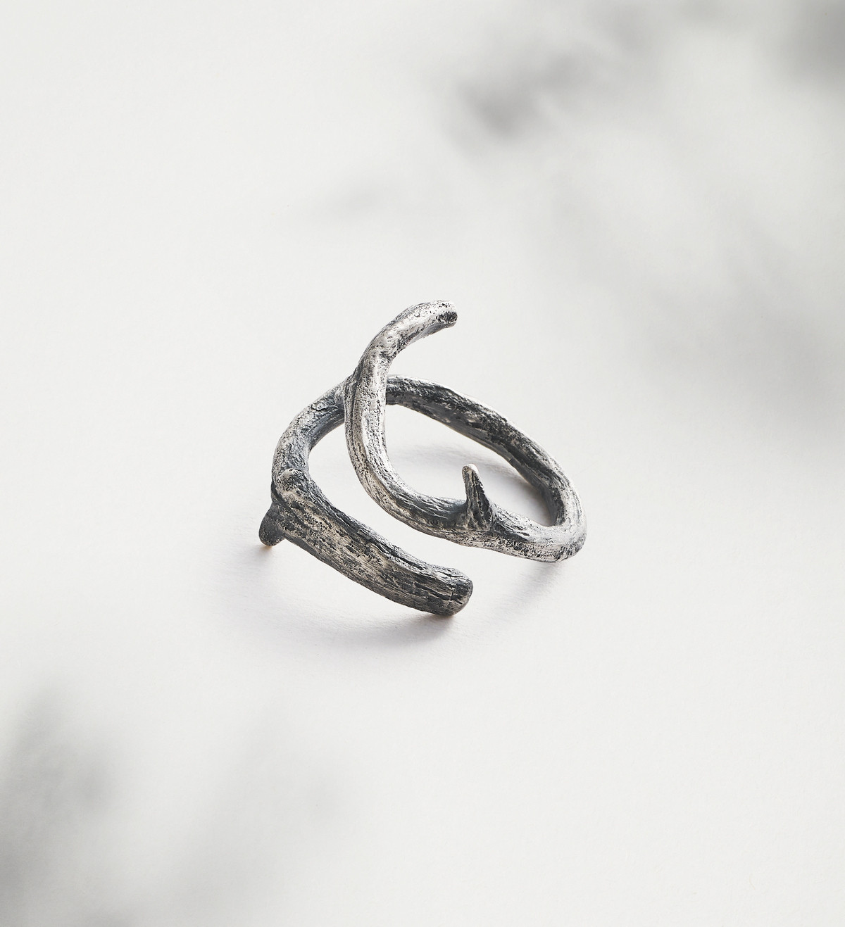 Anell plata Romaní creuat