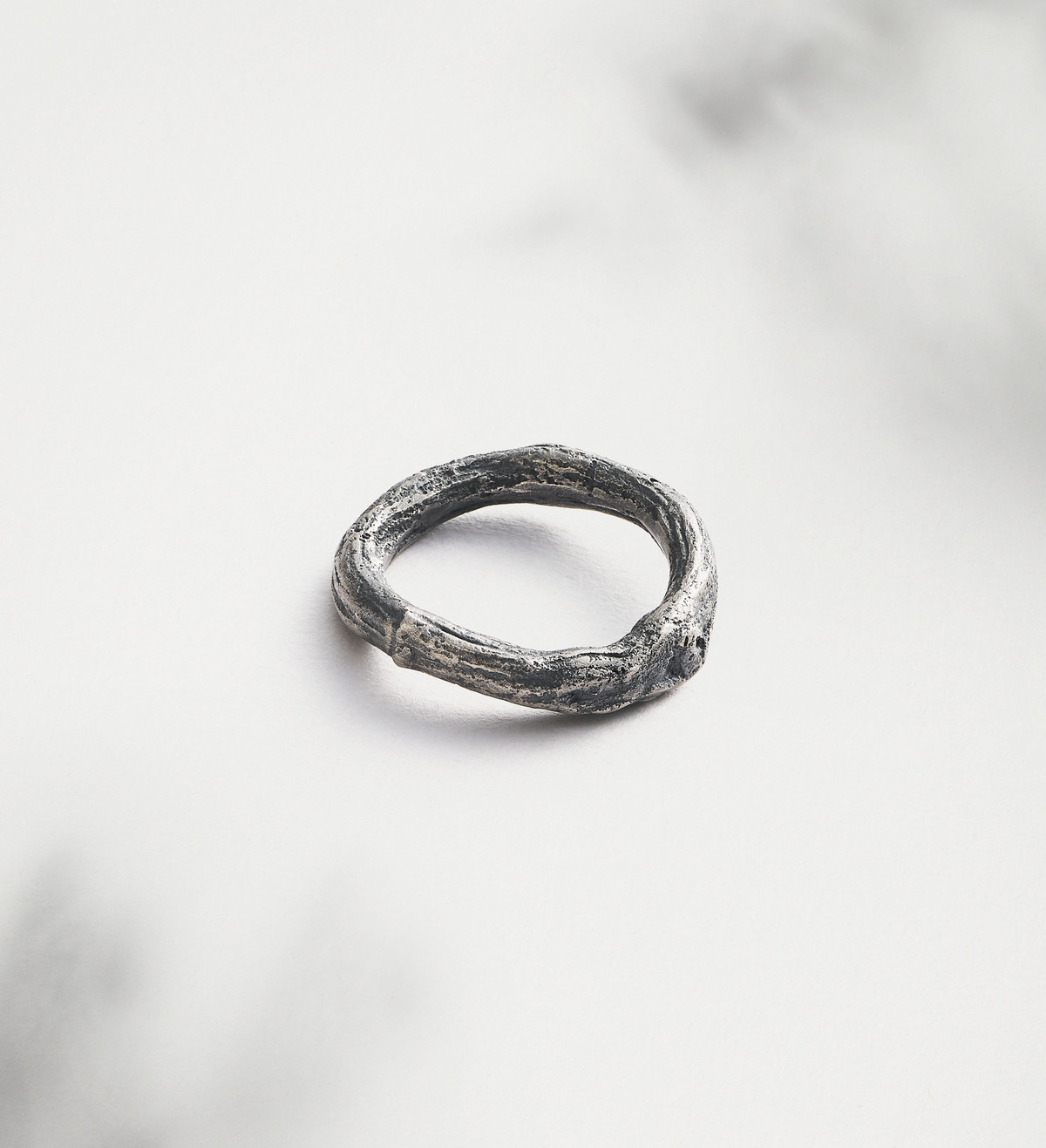 Anell plata Romaní simple
