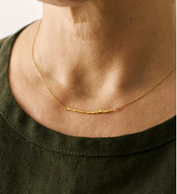 Collar or Romaní amb cadena