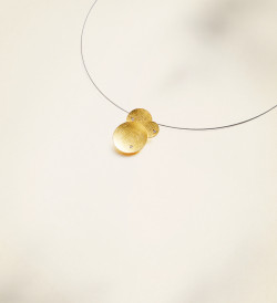 Penjoll or Flô amb diamants 0,075ct 30mm
