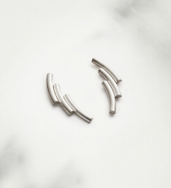 Arracades plata Flux 36mm