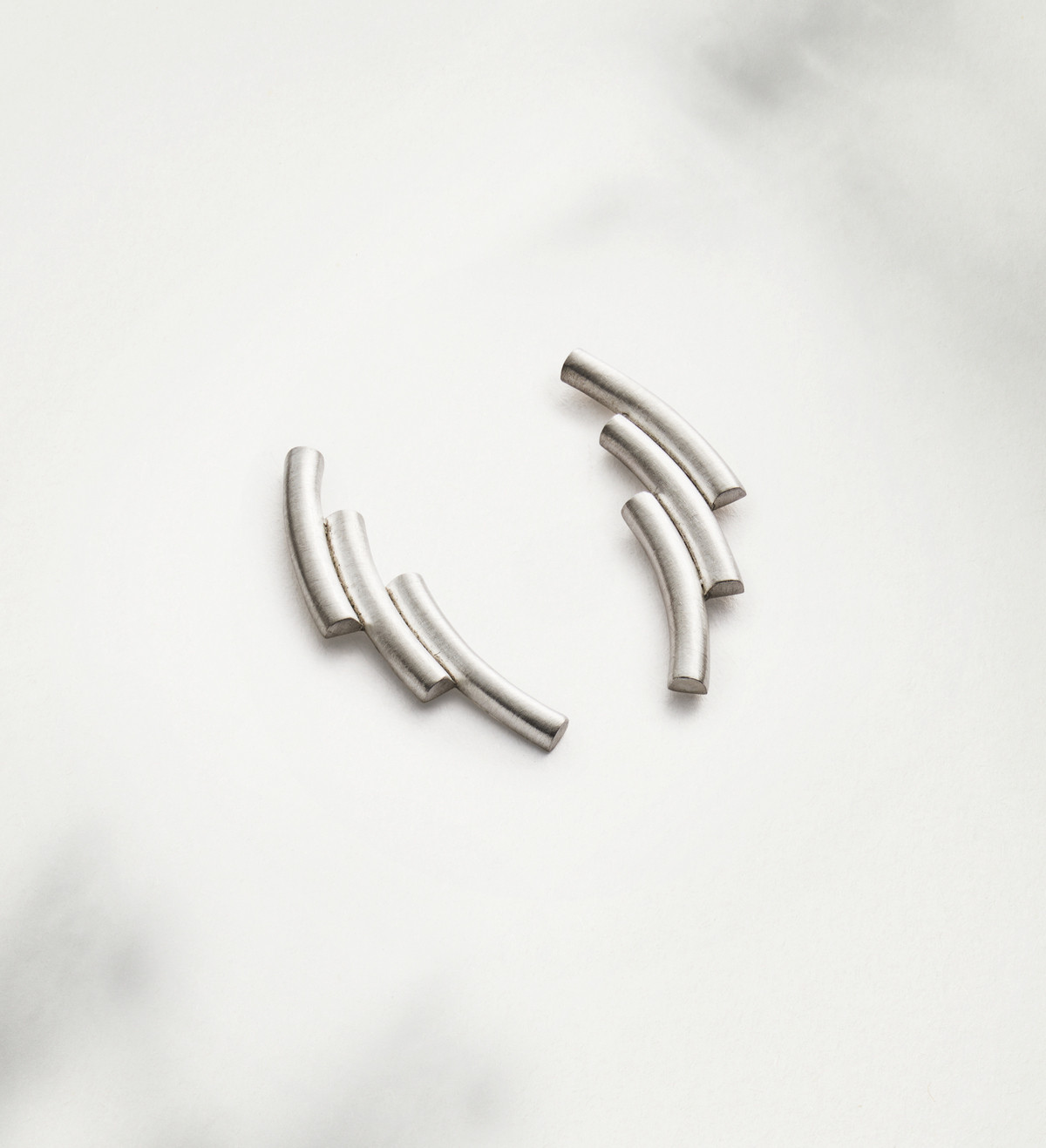 Arracades plata Flux 36mm