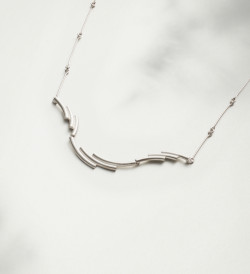 Collaret  plata Flux 45cm