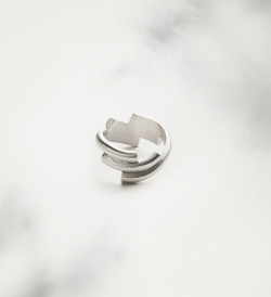 Anell plata Flux 12mm
