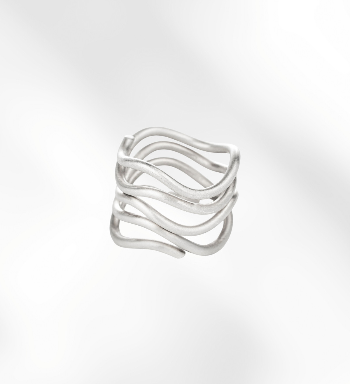 Anell de plata Calder 4 voltes