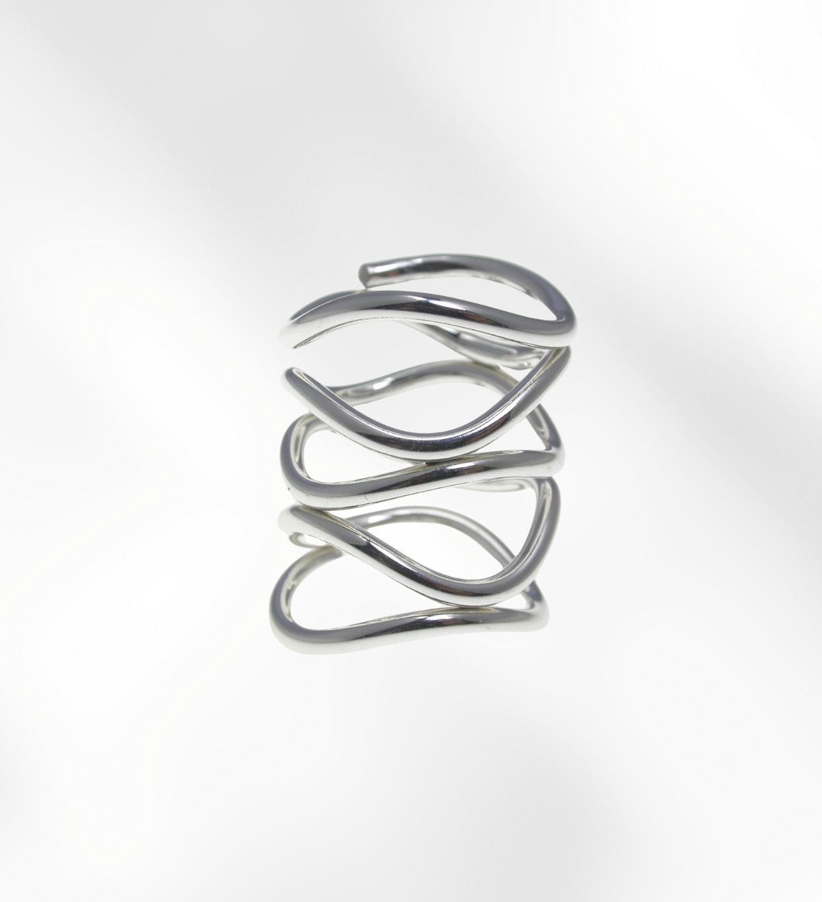 Anell de plata Calder 5 voltes