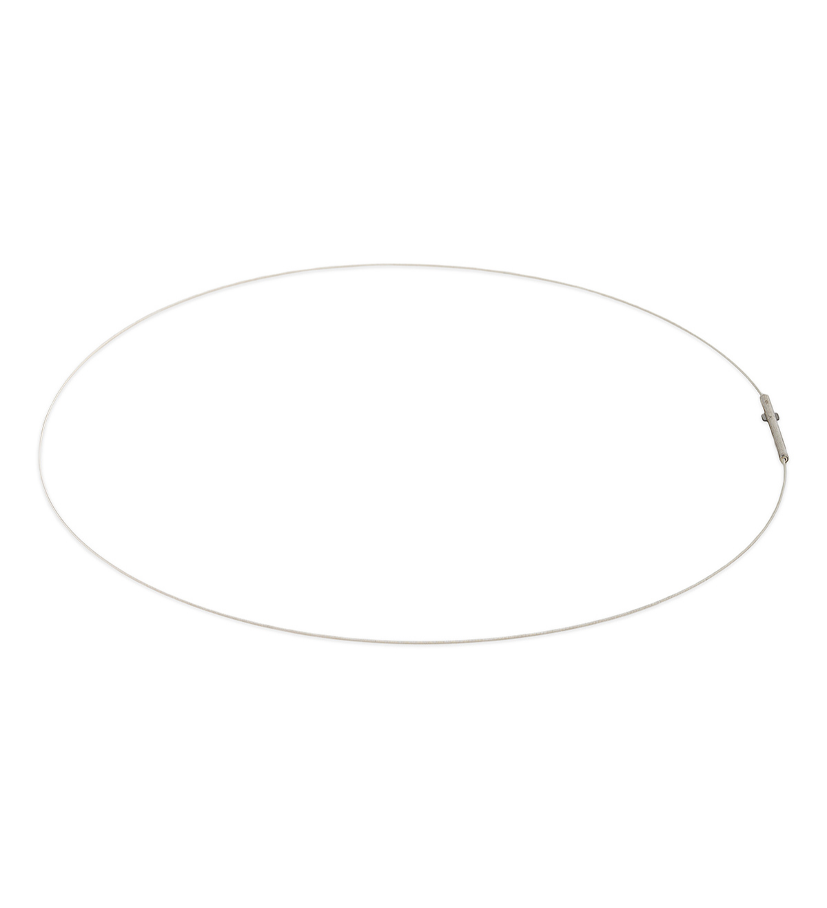 Cable plata 1 fil de 40 cm doble clip