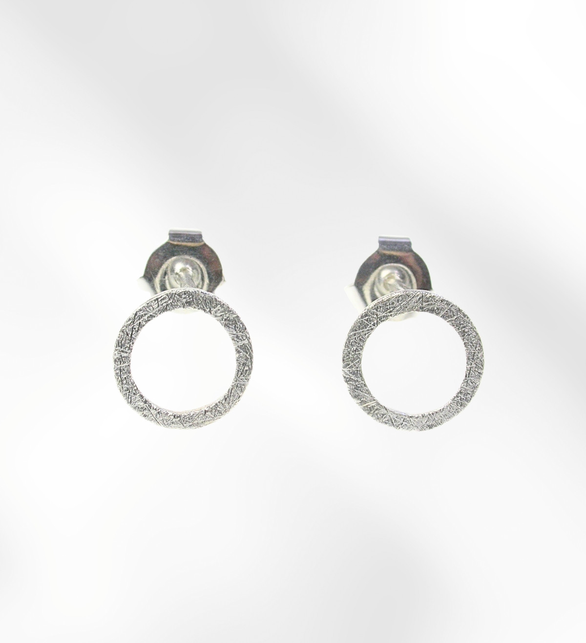 Arrecades plata Fil Pla 10mm